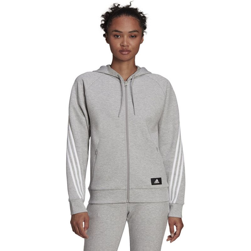 Bluza adidas FI 3 Stripes Full-Zip Reg W H57289 - obrazek 6