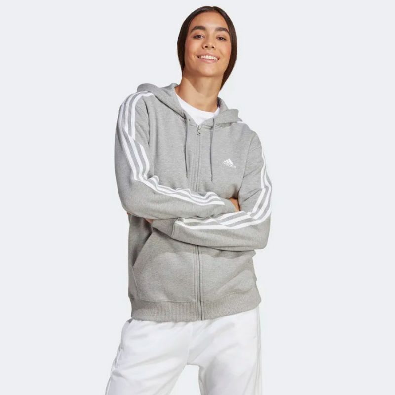 Bluza adidas 3 Stripes Full-Zip R HD W I9917 - obrazek 3