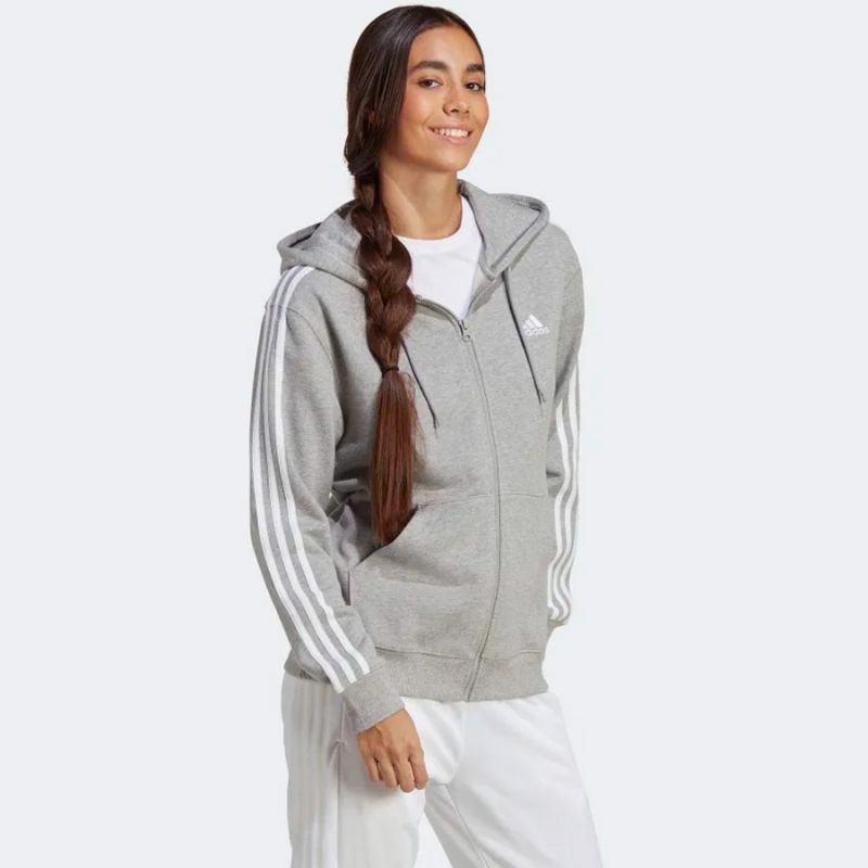 Bluza adidas 3 Stripes Full-Zip R HD W I9917 - obrazek 5