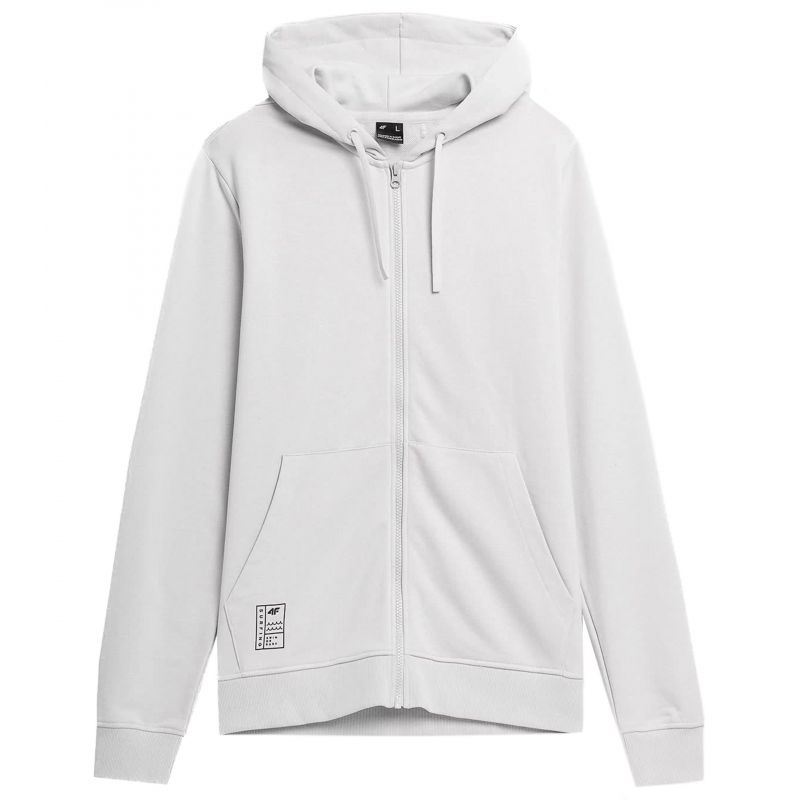 Bluza 4F M 4FSS23TSWSM267 ciepły jasny szary - obrazek 2