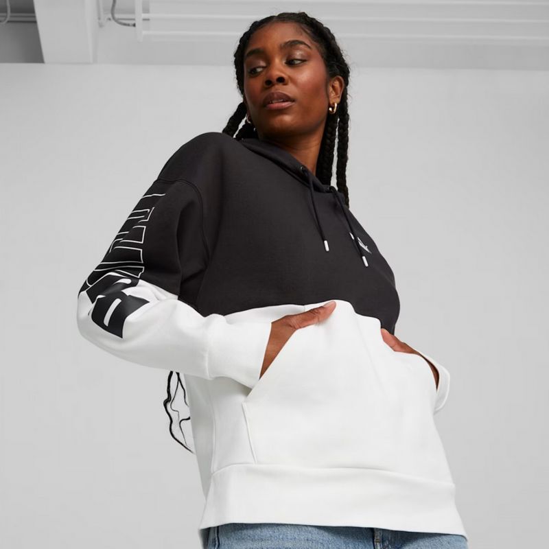 Bluza Puma Power Colorblock Hoodie FL W 676023 01 - obrazek 3