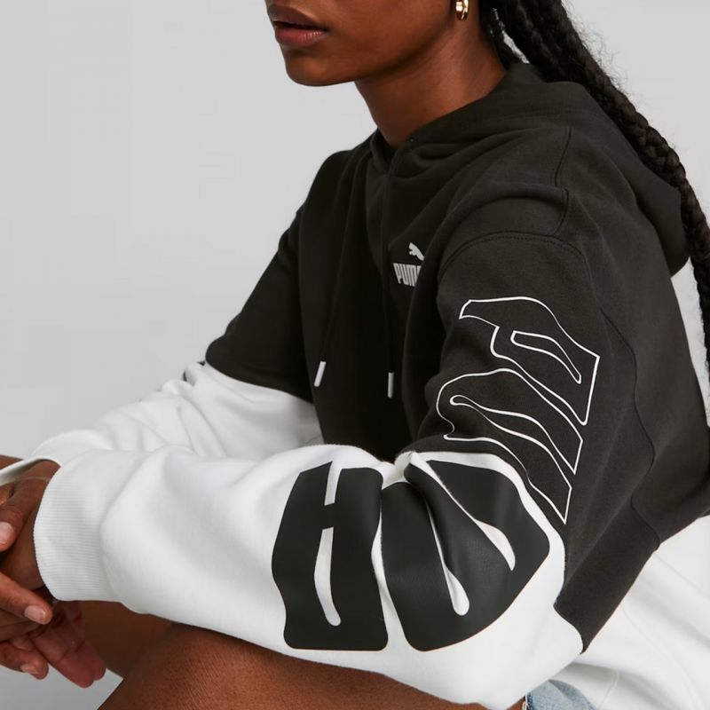 Bluza Puma Power Colorblock Hoodie FL W 676023 01 - obrazek 4
