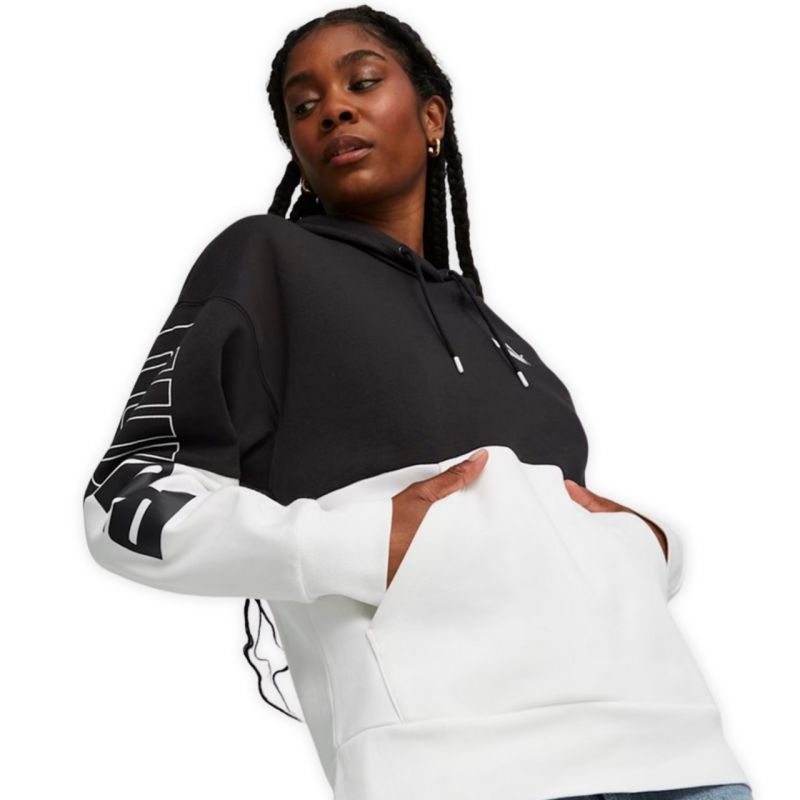 Bluza Puma Power Colorblock Hoodie FL W 676023 01 - obrazek 5