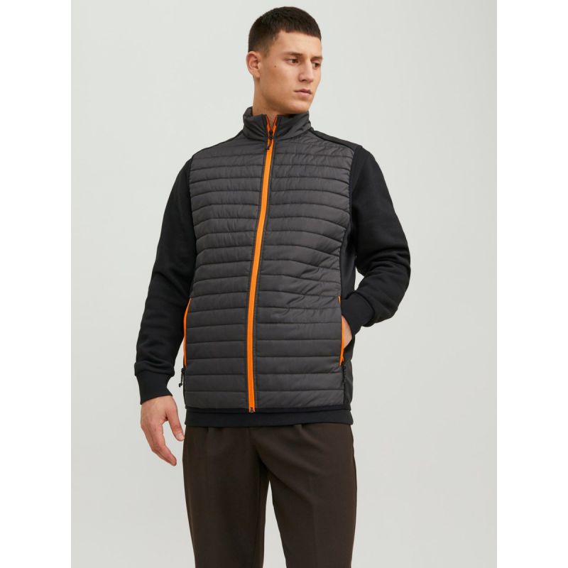 Kamizelka Jack & Jones JJEMulti Bodywarmer Collar Noos M 12200684 Asphalt - obrazek 2