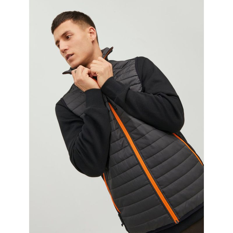 Kamizelka Jack & Jones JJEMulti Bodywarmer Collar Noos M 12200684 Asphalt - obrazek 4