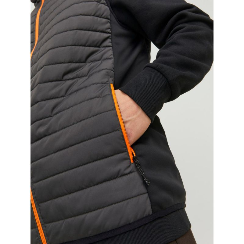 Kamizelka Jack & Jones JJEMulti Bodywarmer Collar Noos M 12200684 Asphalt - obrazek 5