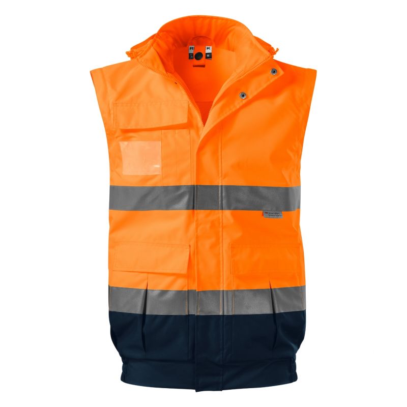 Kurtka Rimeck HV Guard 4 in 1 M MLI-5V298 fluorescencyjny pomarańczowy - obrazek 3