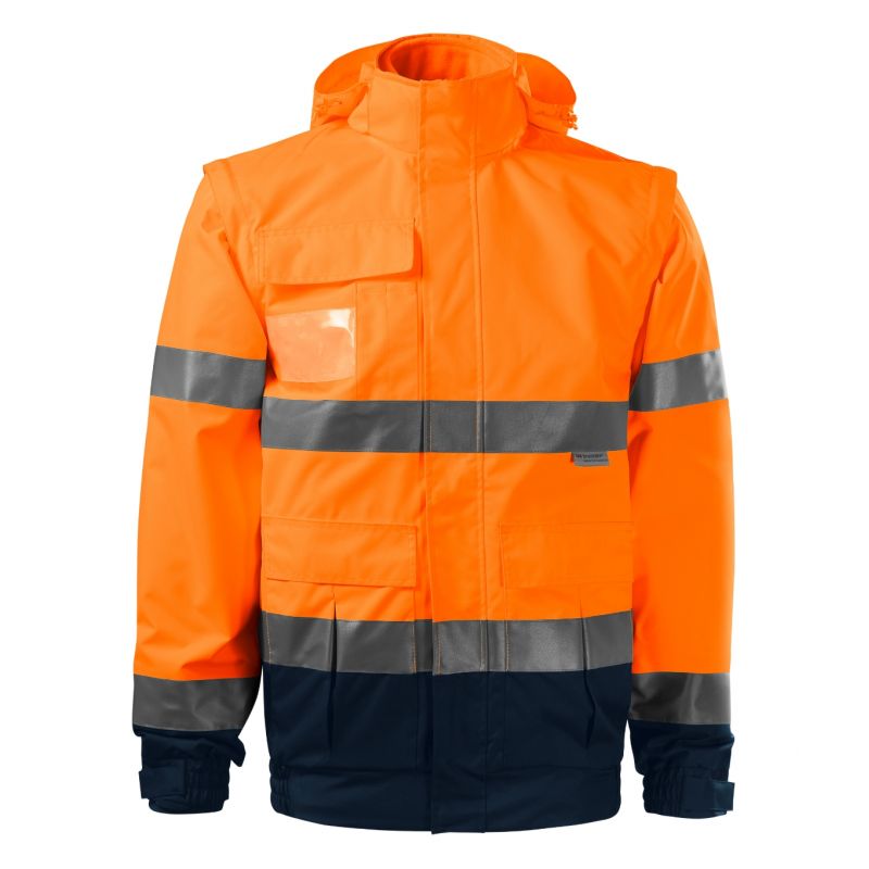 Kurtka Rimeck HV Guard 4 in 1 M MLI-5V298 fluorescencyjny pomarańczowy - obrazek 6