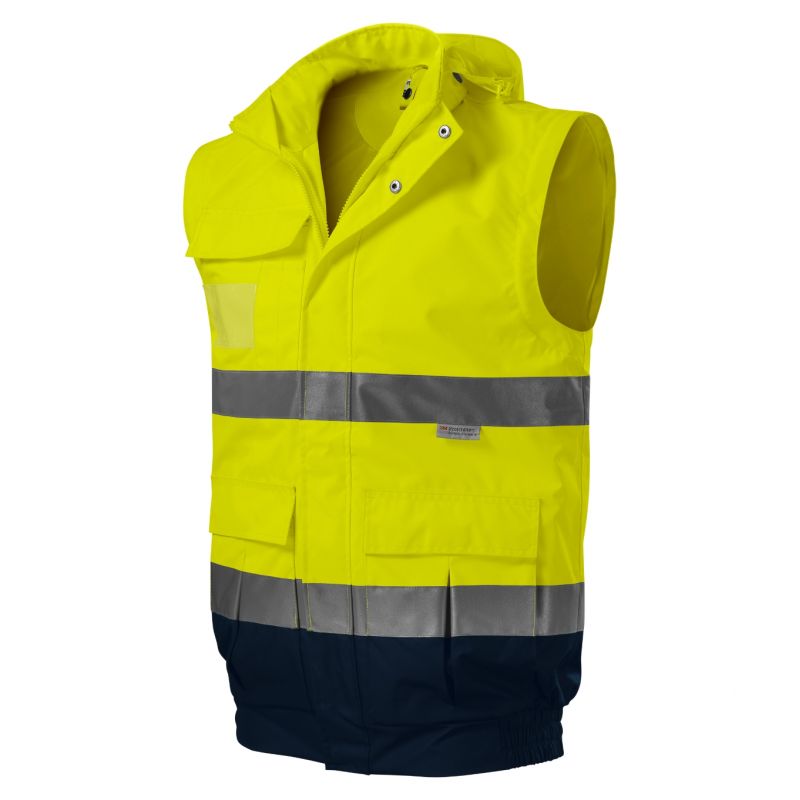 Kurtka Rimeck HV Guard 4 in 1 M MLI-5V297 fluorescencyjny żółty - obrazek 6