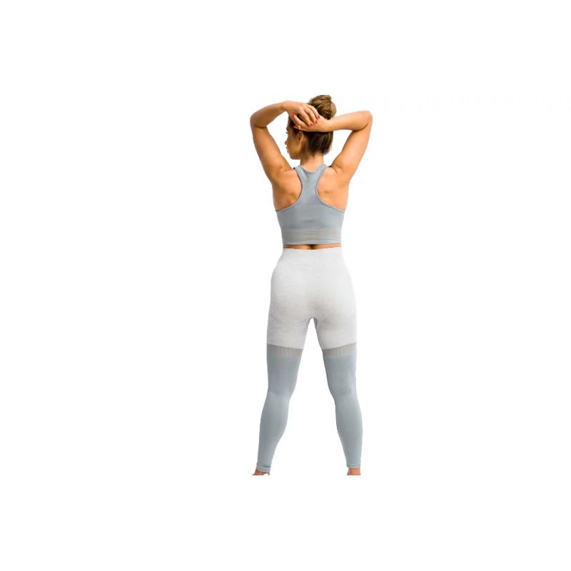 Legginsy GymHero Leggins Stripes W GRAPHITE - obrazek 3