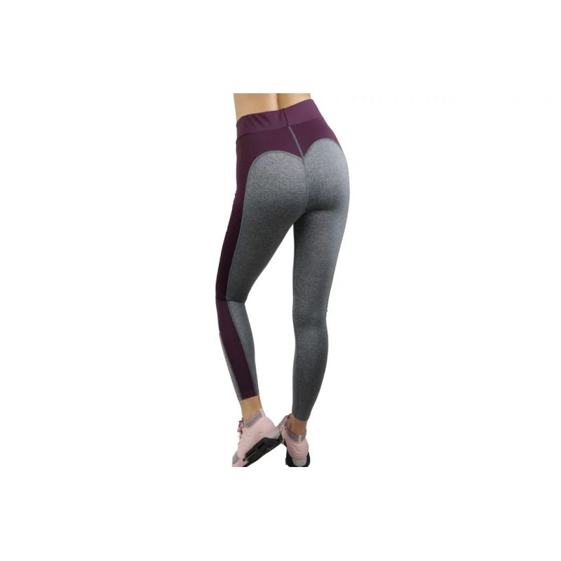 Legginsy GymHero Leggins W GREY-HEART - obrazek 3