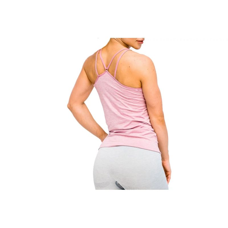 Koszulka GymHero L.A Classic Basic Tee W MAUVE-TEE - obrazek 3
