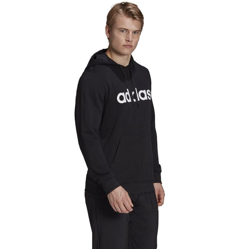 Bluza adidas Essentials French Terry Linear Logo Hoodie M GK9064 - obrazek 4