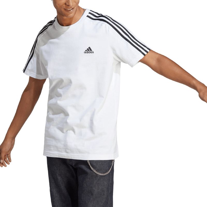 Koszulka adidas Essentials Single Jersey 3-Stripes Tee M IC9336 - obrazek 5