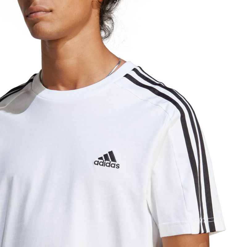 Koszulka adidas Essentials Single Jersey 3-Stripes Tee M IC9336 - obrazek 6