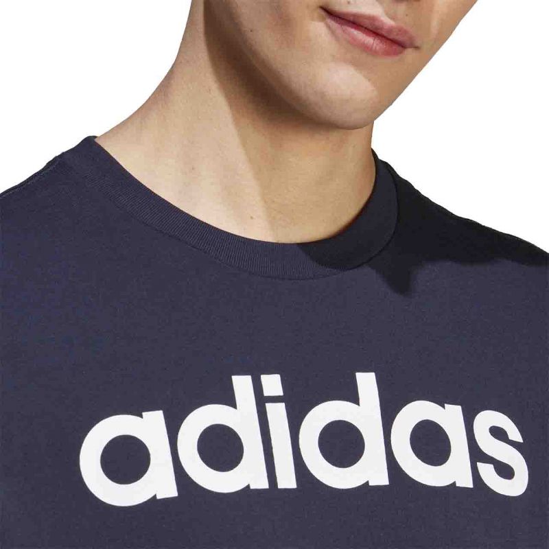 Koszulka adidas Essentials Single Jersey Linear Embroidered Logo Tee M IC9275 - obrazek 5