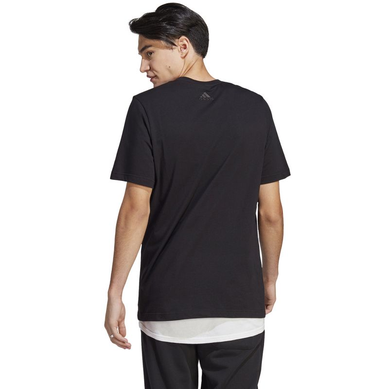 Koszulka adidas Essentials Single Jersey Linear Embroidered Logo Tee M IC9274 - obrazek 3