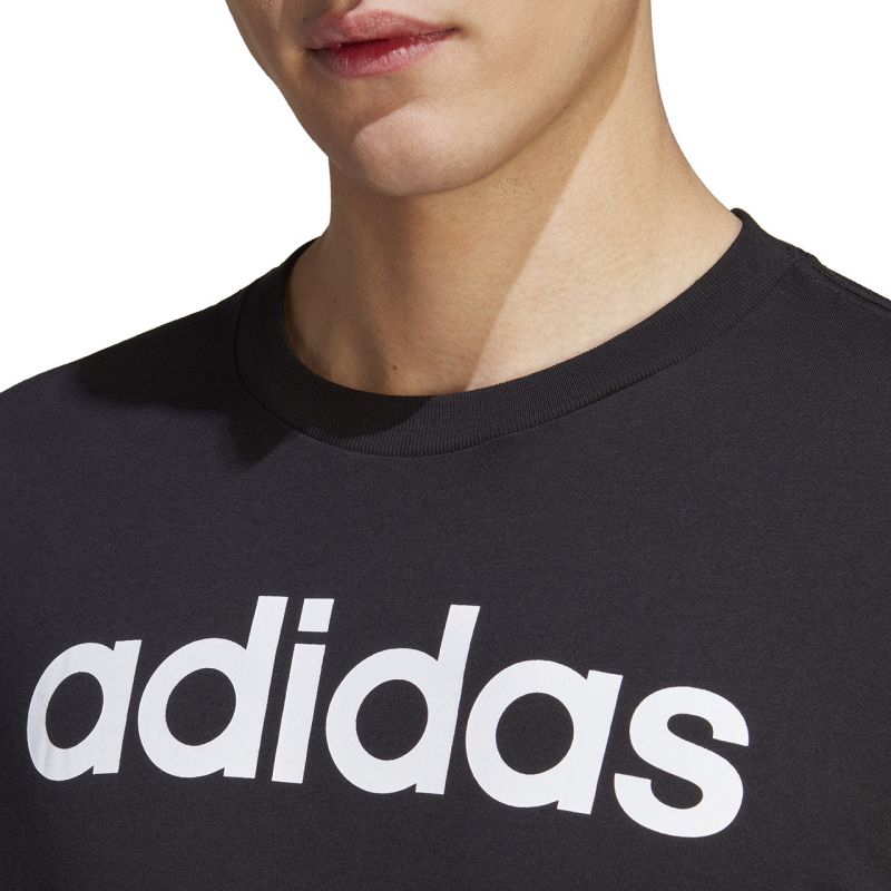 Koszulka adidas Essentials Single Jersey Linear Embroidered Logo Tee M IC9274 - obrazek 6