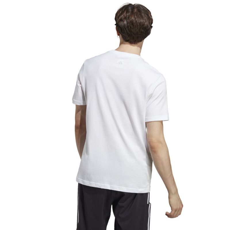 Koszulka adidas Essentials Single Jersey Linear Embroidered Logo Tee M IC9276 - obrazek 3