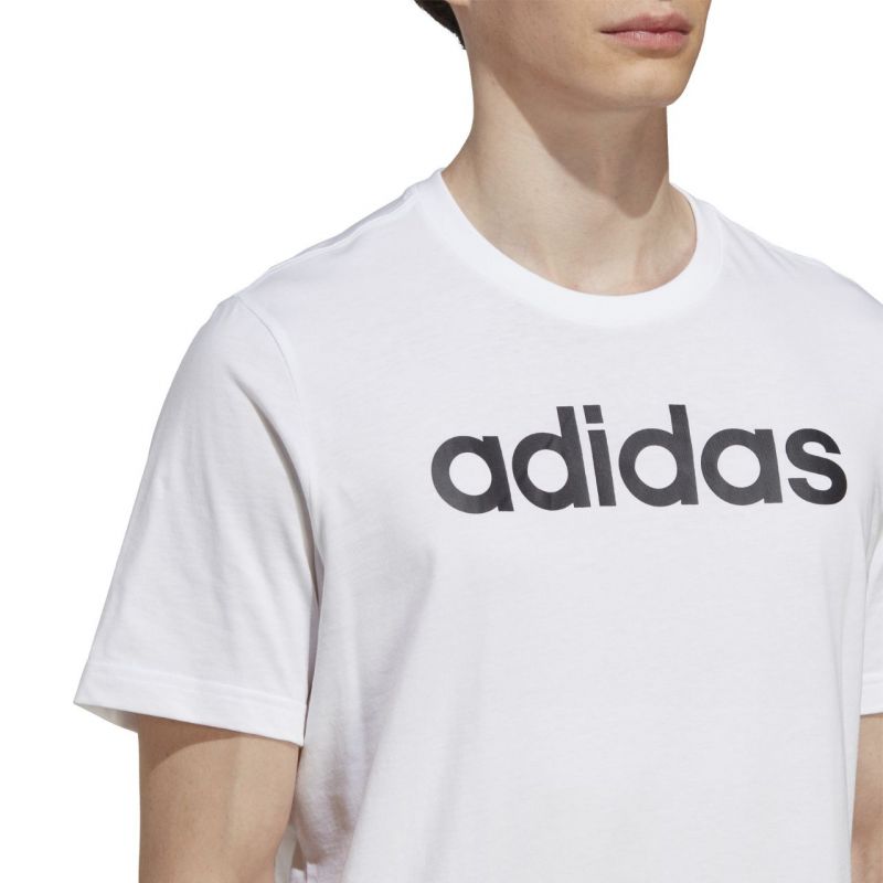 Koszulka adidas Essentials Single Jersey Linear Embroidered Logo Tee M IC9276 - obrazek 5