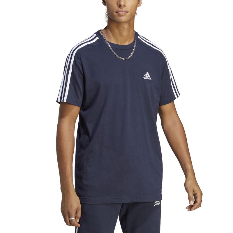 Koszulka adidas Essentials Single Jersey 3-Stripes Tee M IC9335 - obrazek 4