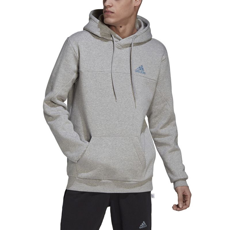 Bluza adidas Stadium Fleece Badge of Sport Hoodie M HC5869 - obrazek 4