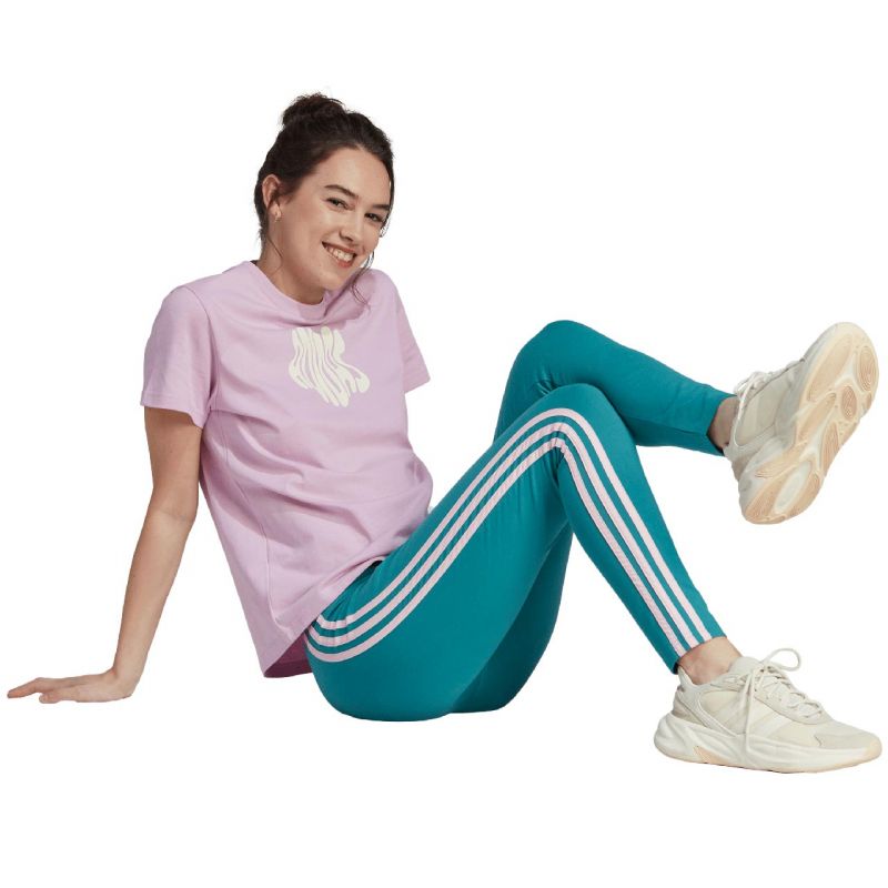 Legginsy adidas Essentials 3-Stripes High-Waisted Single W IL3378 - obrazek 4