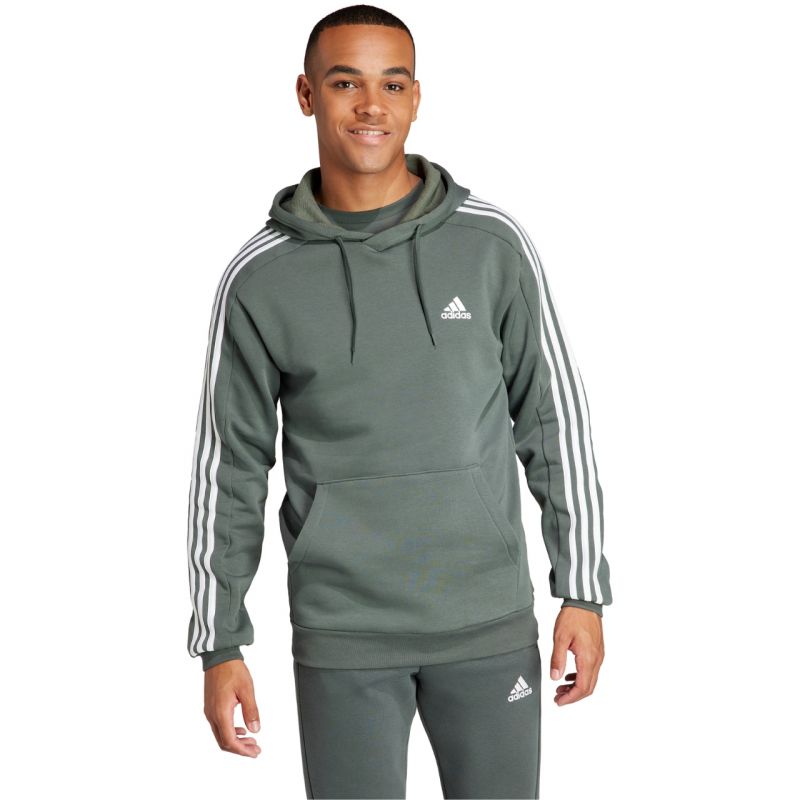 Bluza adidas Essentials Fleece 3-Stripes Hoodie M IX2366 - obrazek 2