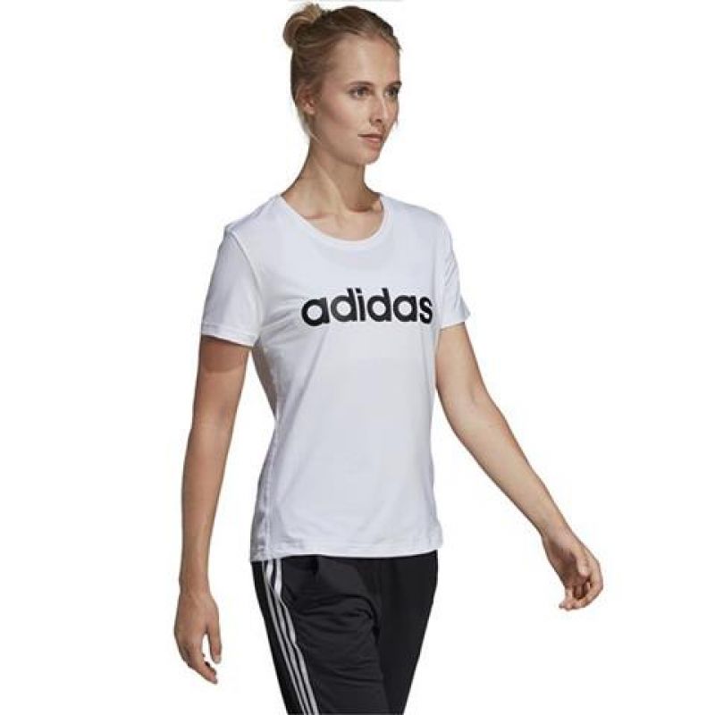 Koszulka adidas W D2M Logo Tee W DU2080 - obrazek 2