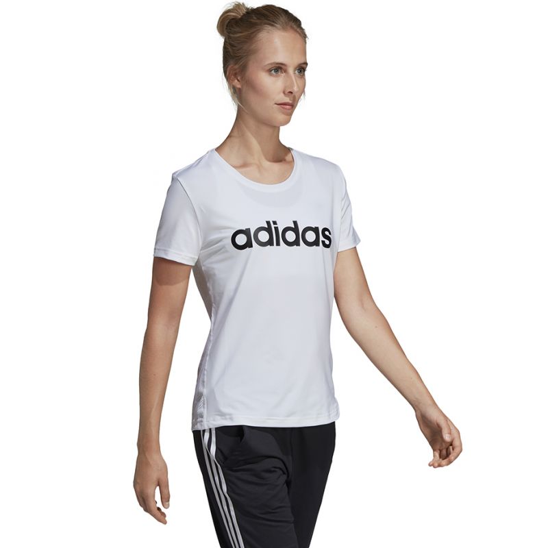 Koszulka adidas W D2M Logo Tee W DU2080 - obrazek 6