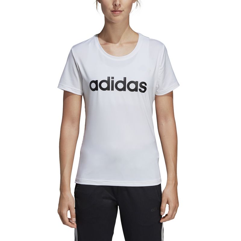 Koszulka adidas W D2M Logo Tee W DU2080 - obrazek 9