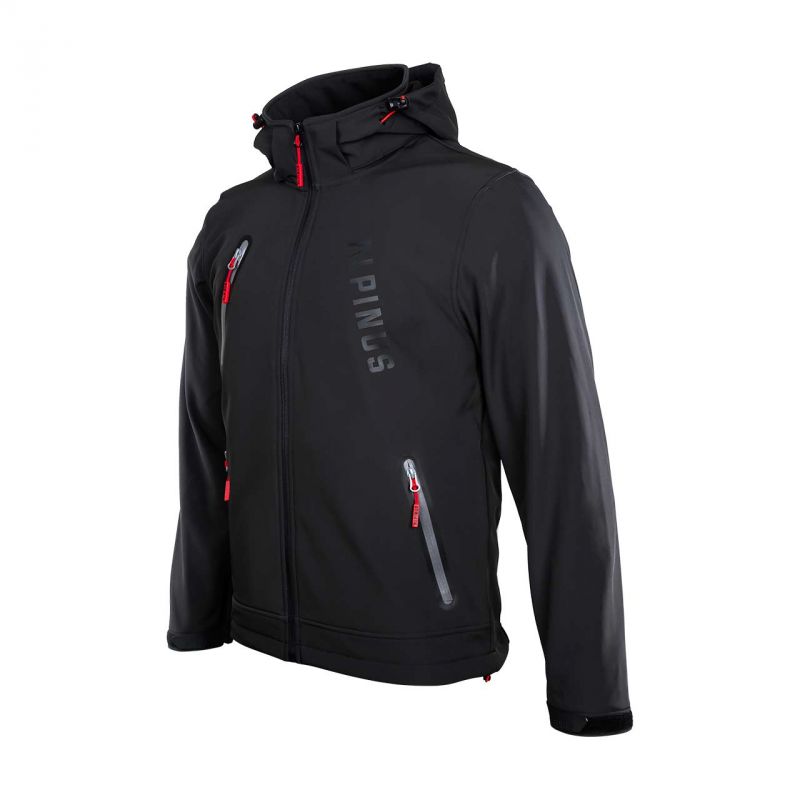 Kurtka softshell Alpinus Denali czarna M BR43381 - obrazek 4