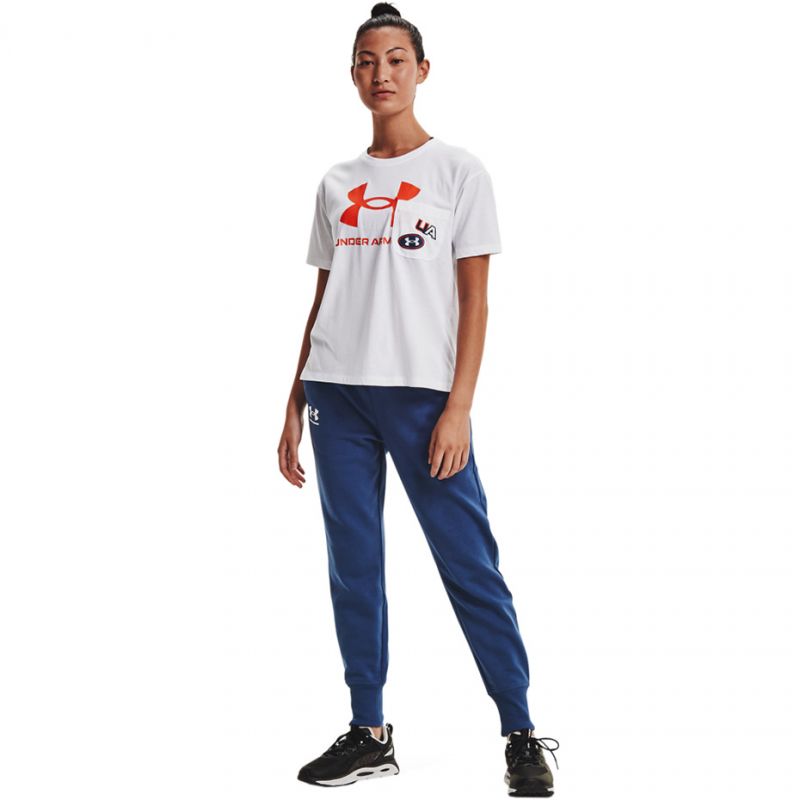 Spodnie Under Armour Rival Fleece Joggers W 1356416 404 - obrazek 6