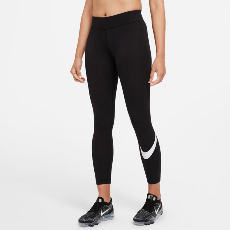 Legginsy Nike Sportswear Essential SWOOSH W CZ8530-010 - obrazek 2