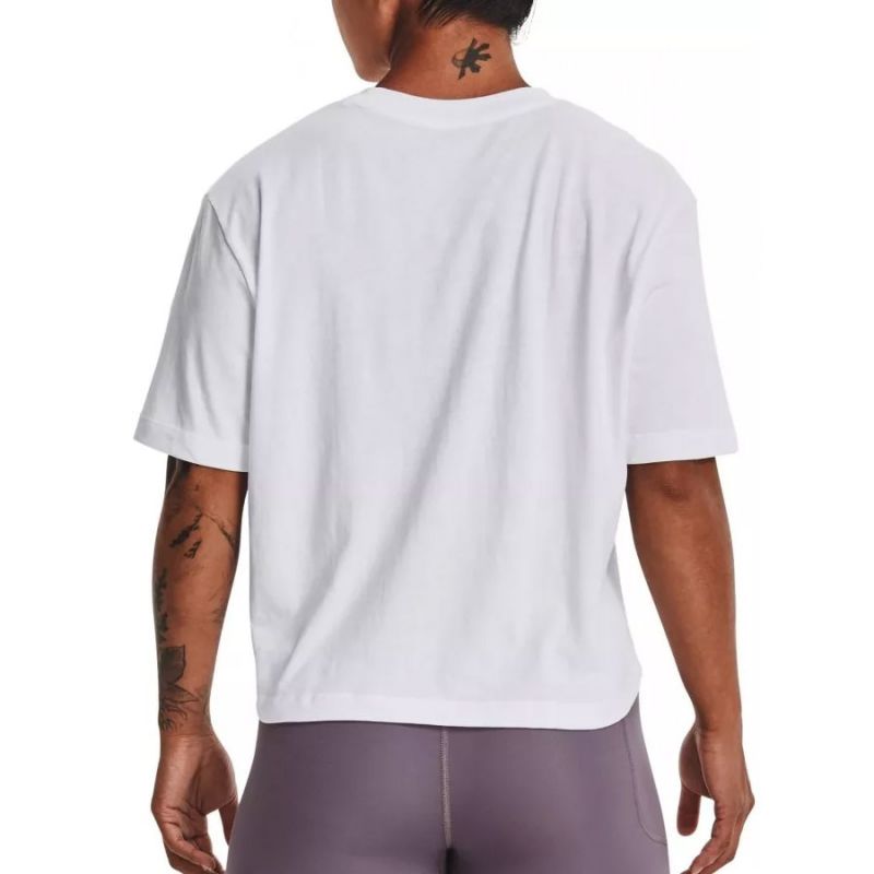 Koszulka Under Armour Live Novelty Silo SS W 1369881 100 - obrazek 2