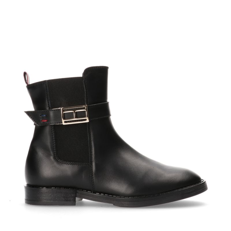 Botki Tommy Hilfiger Chelsea Boot Black W T4A5-33048-0036999-999 - obrazek 2