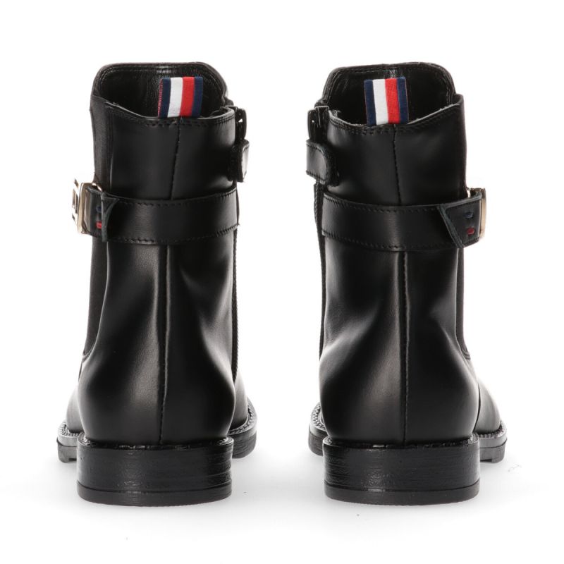 Botki Tommy Hilfiger Chelsea Boot Black W T4A5-33048-0036999-999 - obrazek 4