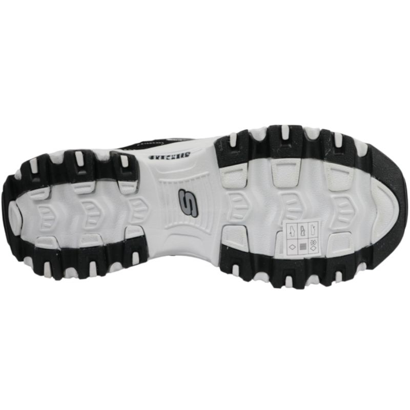 Buty Skechers D'Lites Biggest Fan W 11930-BKW - obrazek 4