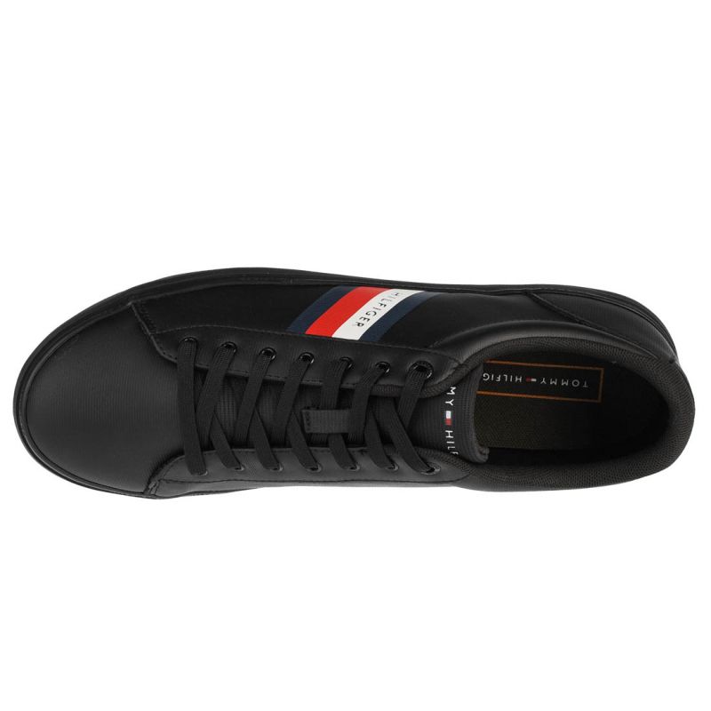 Buty Tommy Hilfiger Essential Leather Vulc Stripes M FM0FM03722-BDS - obrazek 3