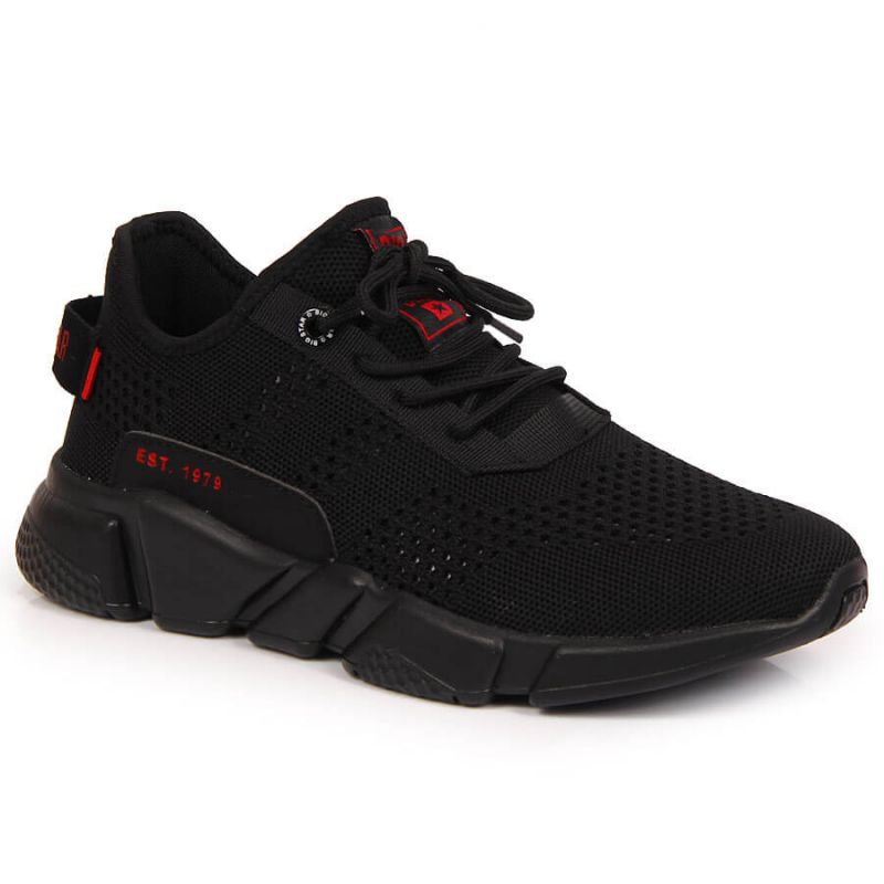 Buty sportowe tekstylne Big Star W JJ274273 czarne - obrazek 4