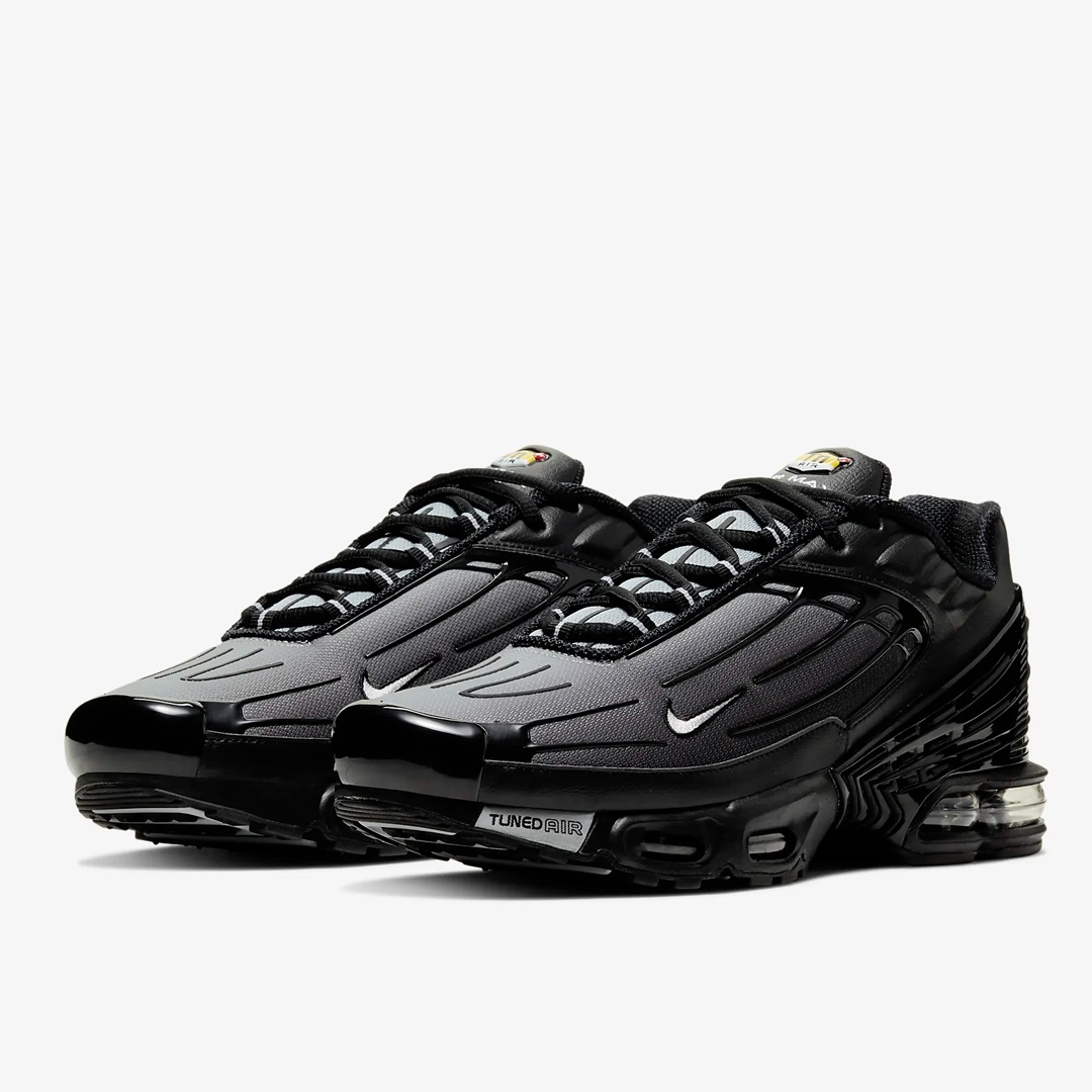 Buty Nike Air Max Plus TN III "Black Wolf Grey" Czarne CJ9684-002 - obrazek 2