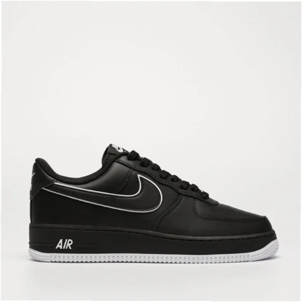 Buty Nike Air Force 1 '07 "Black White Sole" Czarne DV0788-002