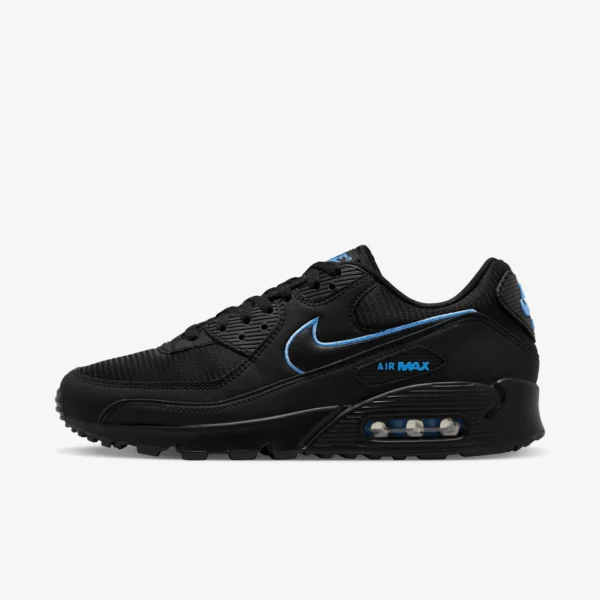 Buty Nike Max 90 "Black University Blue" Czarne FJ4218-001