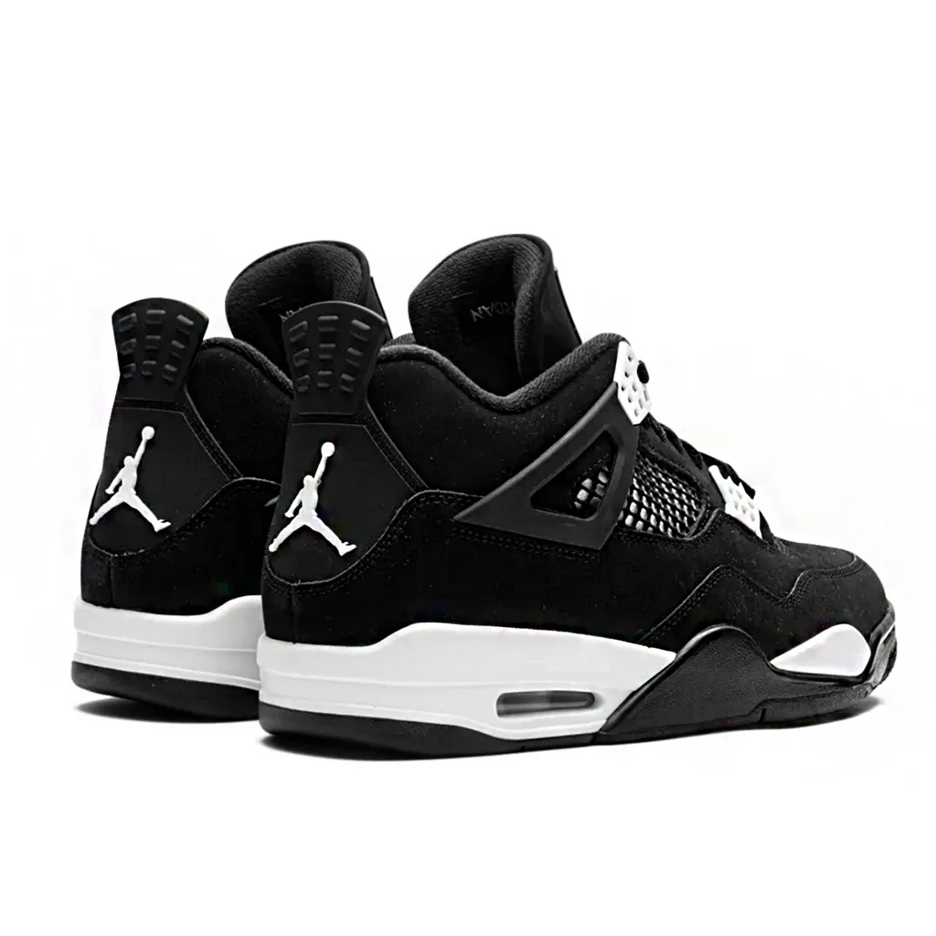 Buty Nike Air Jordan 4 „White Thunder" Czarne FQ8138-001 - obrazek 3