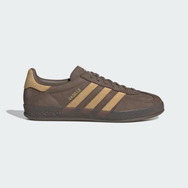 Buty Adidas Gazelle Indoor "Cargo Brown Golden Beige" Brązowe JQ8386