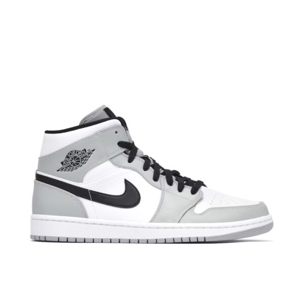 Air Jordan 1 MID Smoke Grey 554724-092 Szare Skórzane