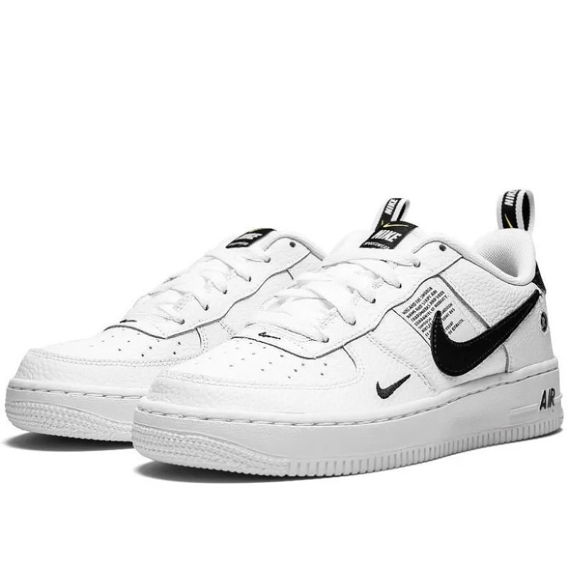 Nike Air Force 1 ’07 LV8 Low Białe AJ7747-100 Skórzane - obrazek 2