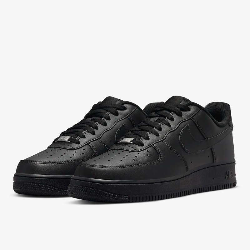 Buty Nike Air Force 1 07 315122-001 Czarne - obrazek 3