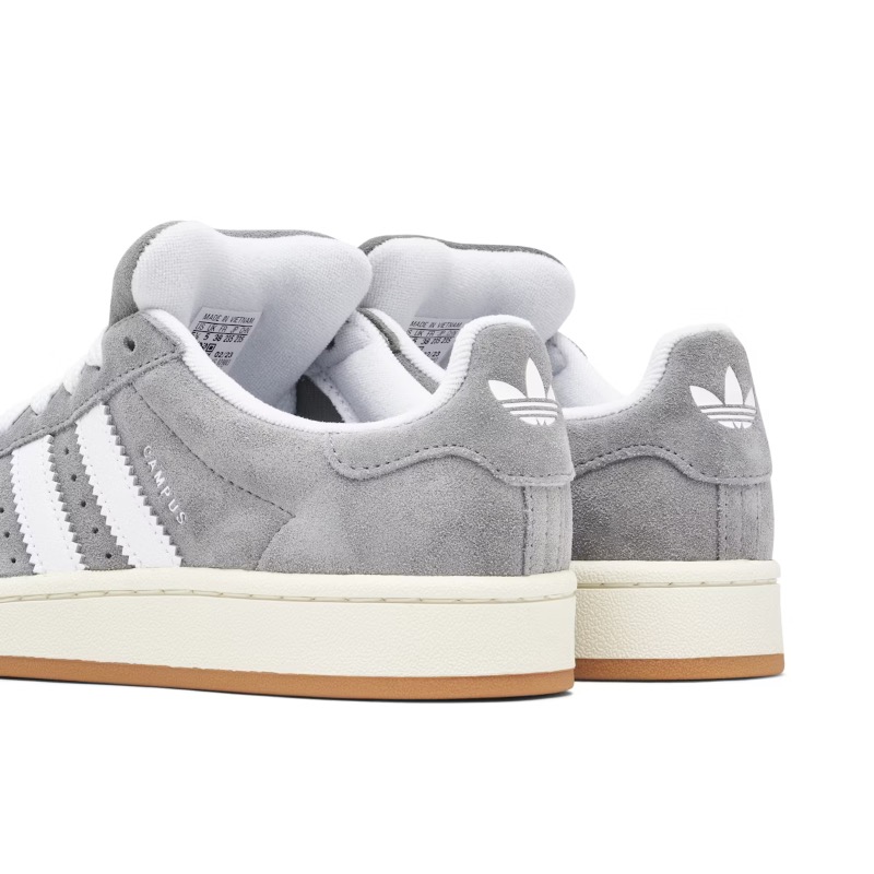 adidas Campus 00s Grey Gum HQ8707 Szare Zamszowe - obrazek 4