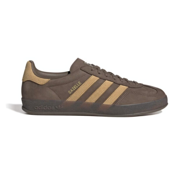 Buty Adidas Gazelle Indoor "Cargo Brown Golden Beige" Brązowe JQ8386